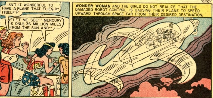 Así evolucionó el avión invisible de Wonder Woman