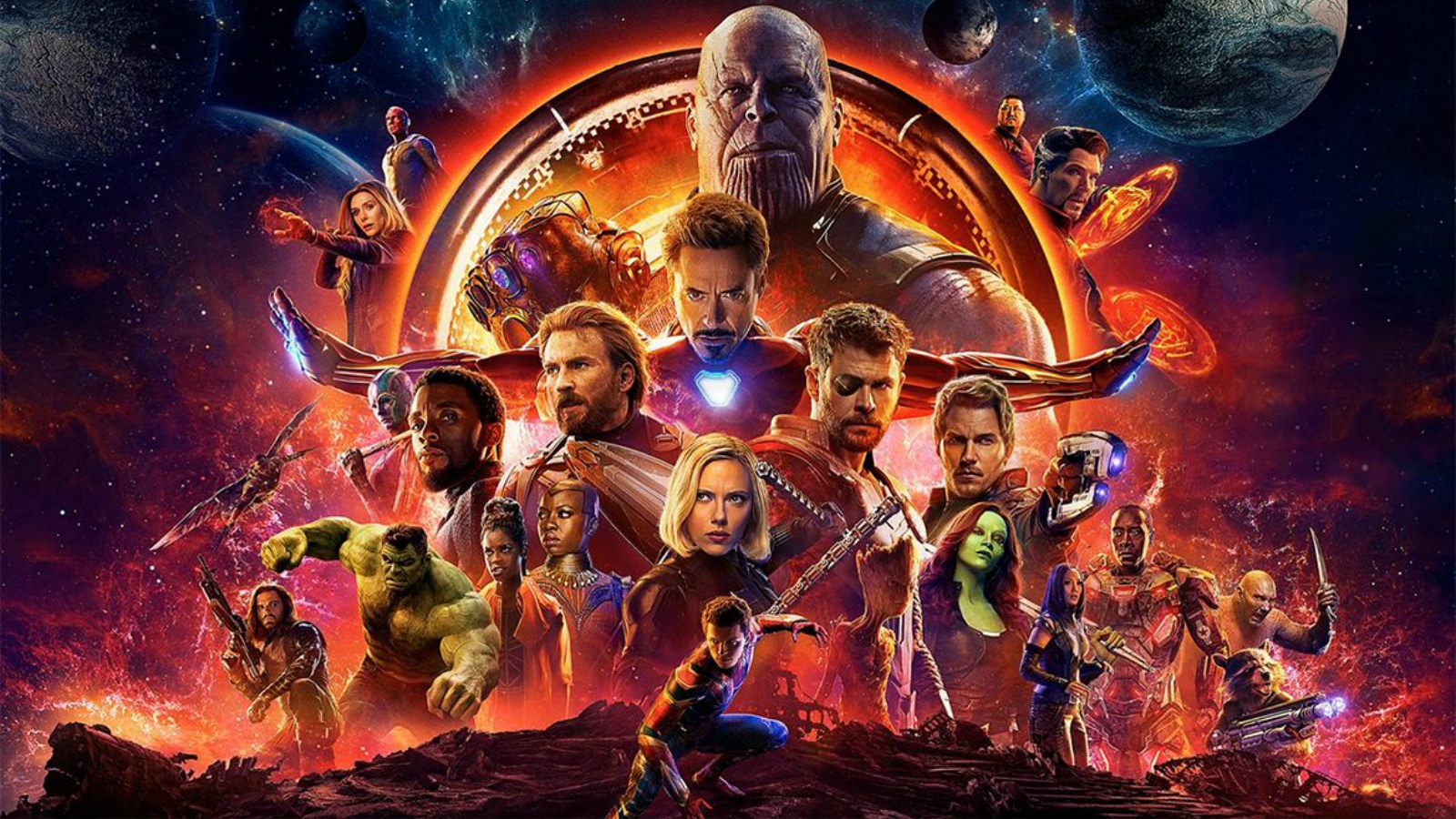 fregar Simpático Conquista Hasta 40 personajes compartiendo pantalla en Infinity War | Marvel