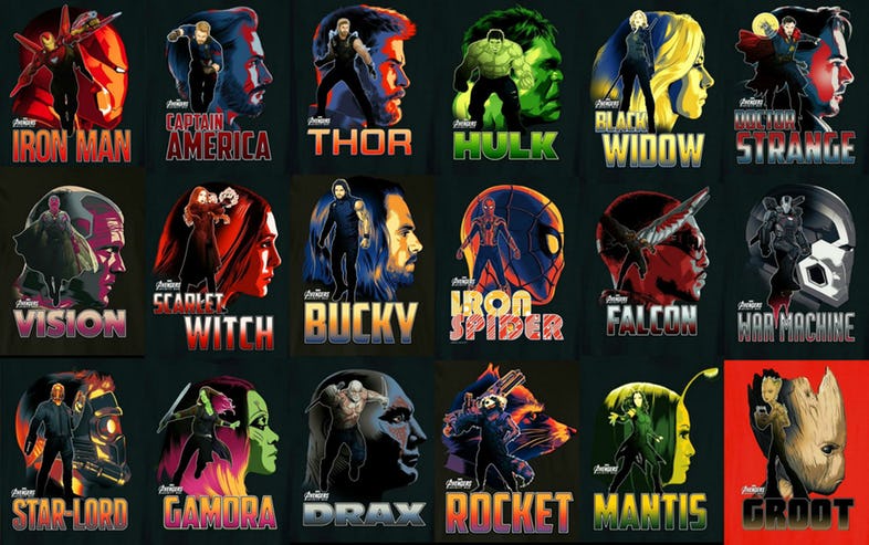 Nombres De Los Vengadores En Español