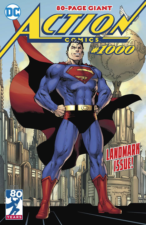 El homenaje de Action Comics #1000 a la historia multimedia de Superman