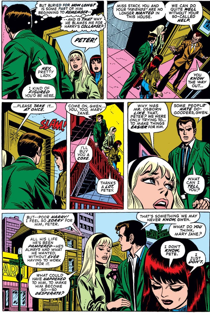 Los últimos momentos de Mary Jane y Gwen Stacy juntas