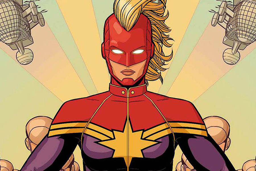 Nuevo vistazo al casco que usará Captain Marvel en el cine