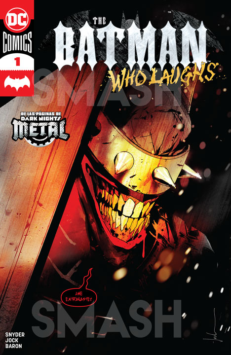 The Batman Who Laughs vuelve a SMASH y DC Comics México