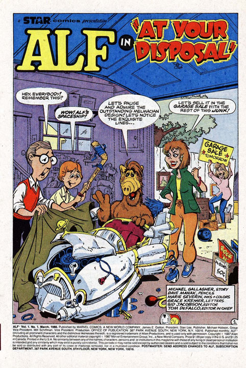 ALF: El extraterrestre que también aterrizó en la órbita de Marvel
