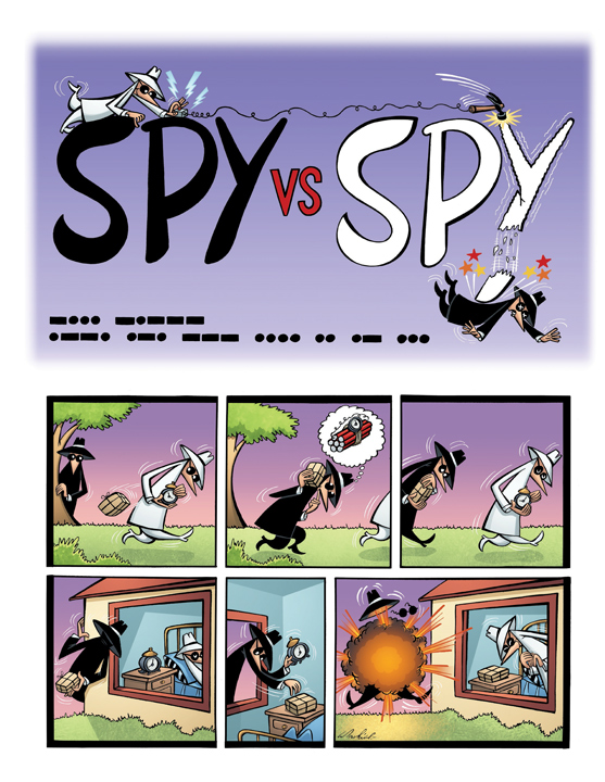 Spy vs Spy: Celebración Explosiva... Las locuras de los espías toman color