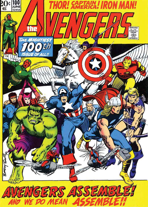 Cómo han sido las portadas centenarias de Avengers? | Marvel