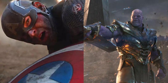 Captain America y Thanos