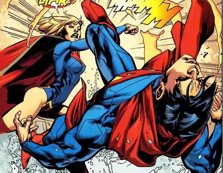 Superman y Supergirl