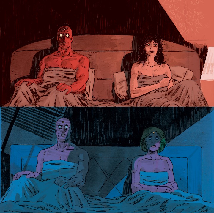 Tom King y el homenaje al romance entre Vision y Scarlet Witch