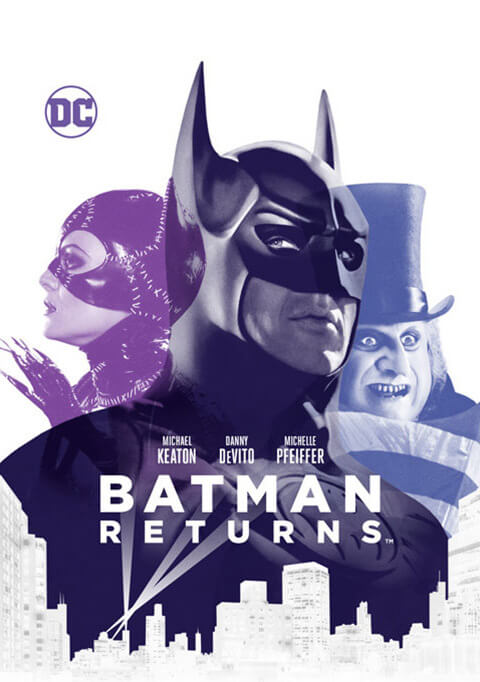Así son los nuevos artes de las primeras películas de Batman