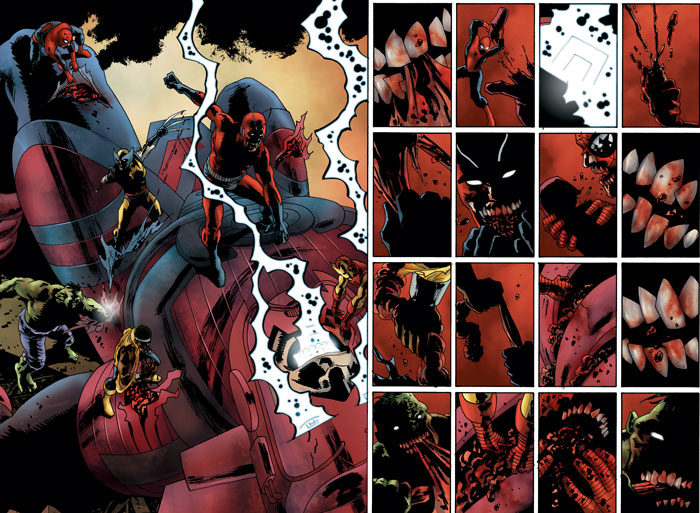 Marvel Zombies y Galactus.