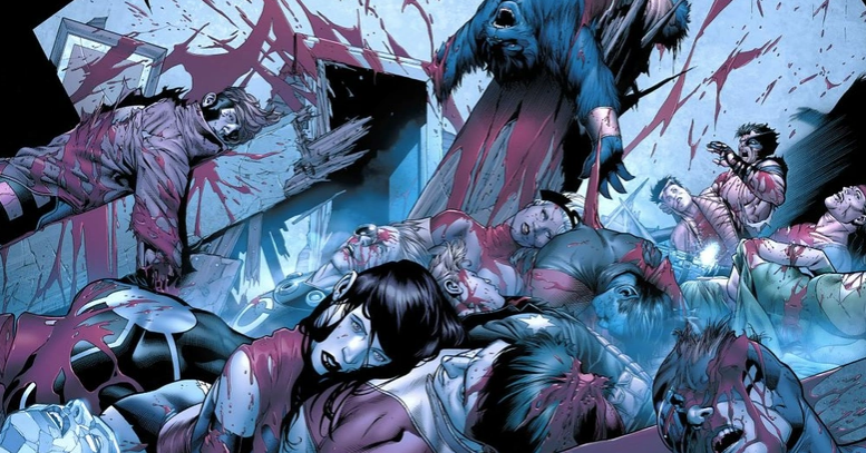 Escenas gore en Marvel.