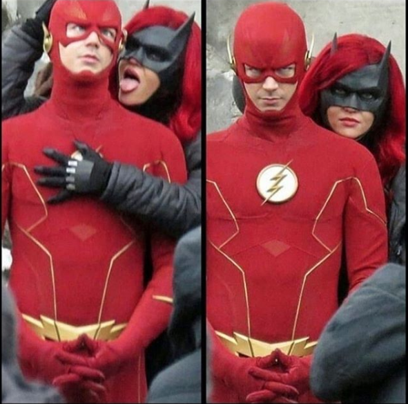 Flash y Batwoman en grabaciones de Crisis en las Tierras infinitas. ¿Y Arrow?