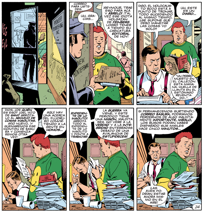 ¿Qué pasó con el diario de Rorschach después de Watchmen?