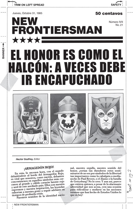 ¿Qué pasó con el diario de Rorschach después de Watchmen?
