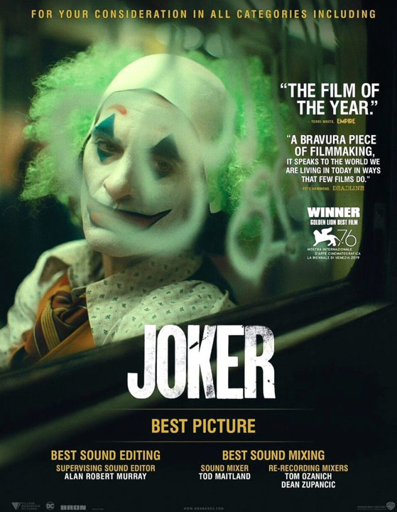Joker arranca su campaña rumbo a los Oscares 2020