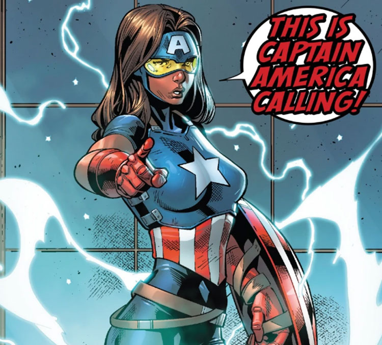 Mujeres que asumieron el manto del Capitán América