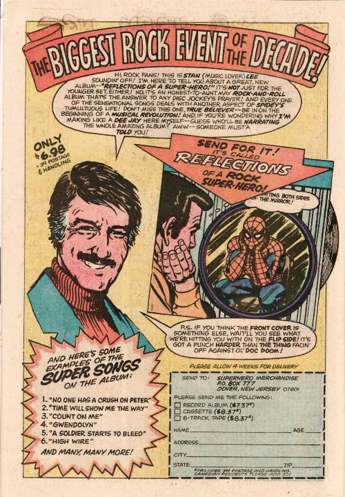 Rock Reflections of a Superhero: la ópera rock de Spider-Man