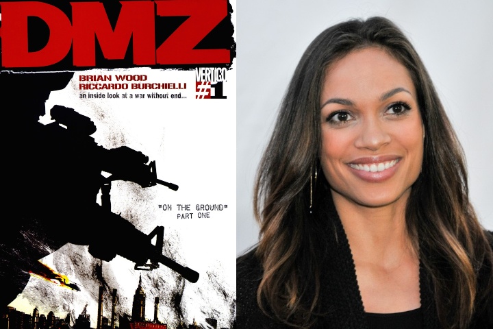 DMZ saltará de los cómics a la TV con Rosario Dawson