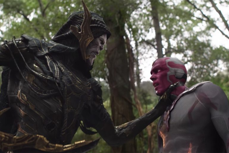 La pelea de Vision y Corvus Glaive pudo ser diferente en Avengers: Infinity War