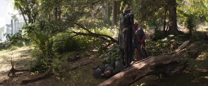 La pelea de Vision y Corvus Glaive pudo ser diferente en Avengers: Infinity War