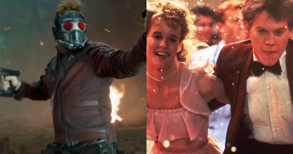Star-Lord le rinde homenaje a Kevin Bacon y Footloose, a 36 años de su estreno