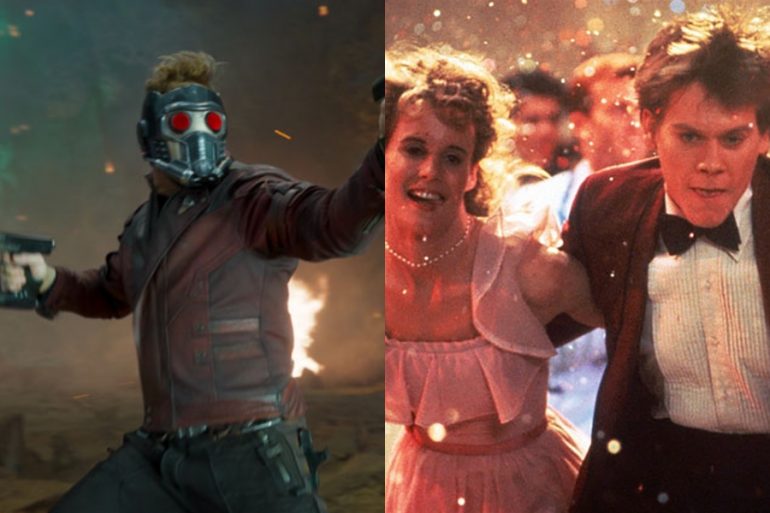 Star-Lord le rinde homenaje a Kevin Bacon y Footloose, a 36 años de su estreno