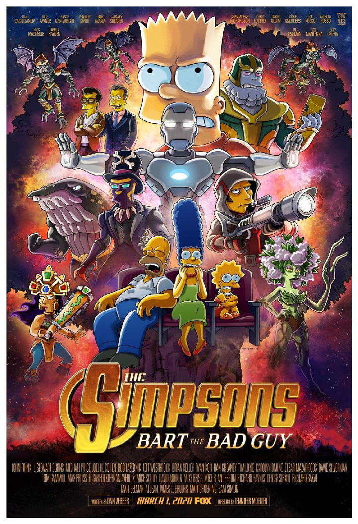 Llega el homenaje de Los Simpson a los Avengers