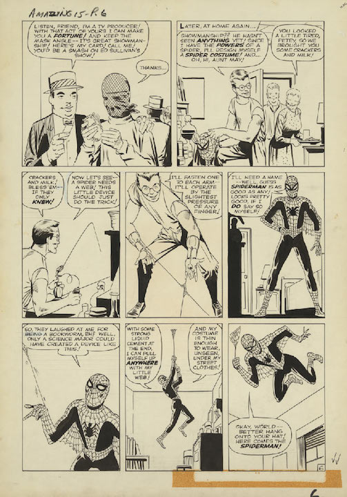 El misterio de los originales de Spider-Man en la Biblioteca del Congreso