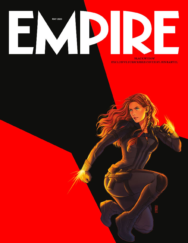 Black Widow en las portadas de la revista Empire