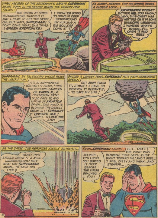 Superman ya sabe lo que es guardar la cuarentena por un virus