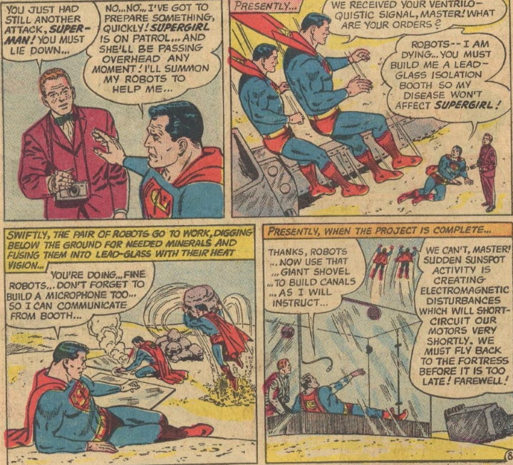 Superman ya sabe lo que es guardar la cuarentena por un virus
