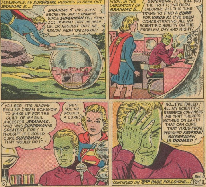 Superman ya sabe lo que es guardar la cuarentena por un virus