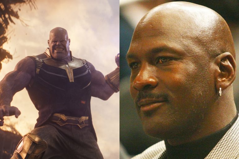 Thanos y Michael Jordan se unen en un arte conceptual