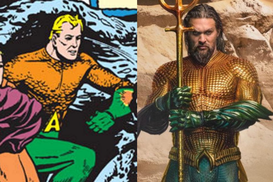 Las diferentes versiones de Aquaman a lo largo de su historia |