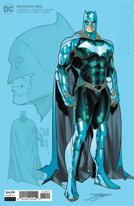 Batman contará con un brillante traje para su número 100