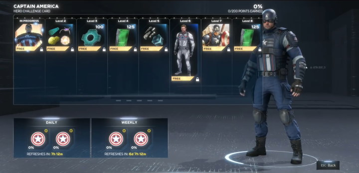 Éstas son las habilidades del Capitán América en Marvel´s Avengers