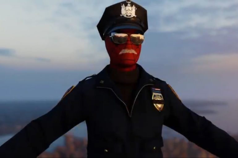 Marvel’s Spider-Man contempló ¡Un traje de policía para Spidey!