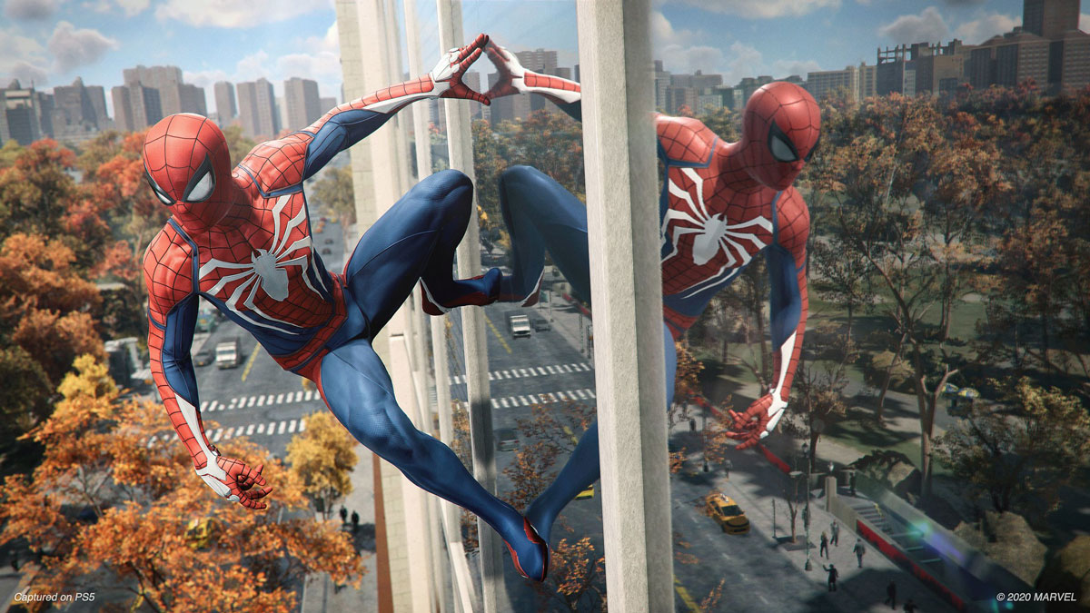 Peter Parker estrena rostro en el videojuego Spider-Man Remastered para PS5