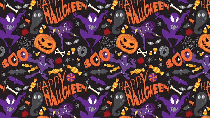 Halloween al estilo Marvel con los fondos virtuales para videollamadas