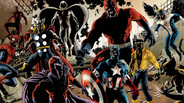 Halloween al estilo Marvel con los fondos virtuales para videollamadas