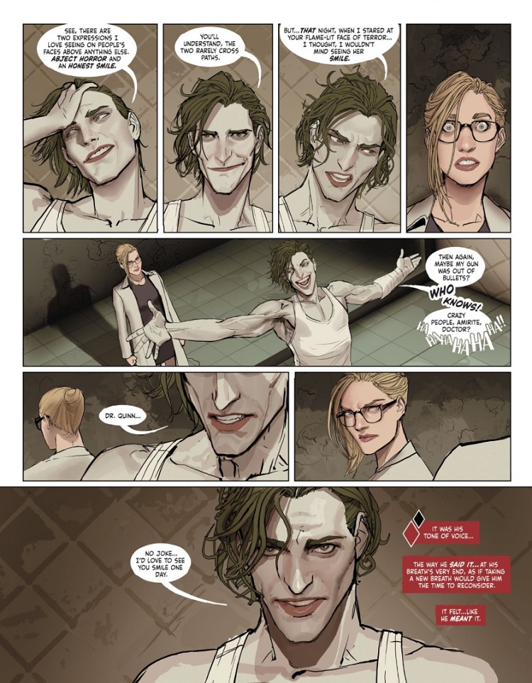 Harleen de Stjepan Sejic: una mirada al pasado de abusos de Harley Quinn