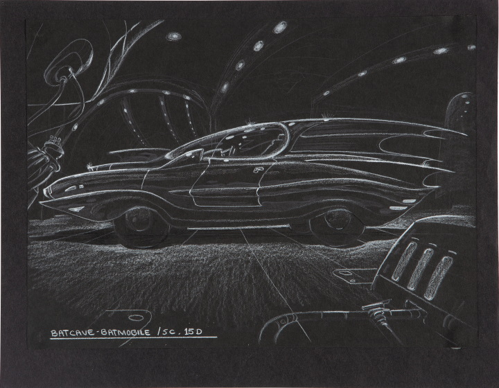 Subastan artes conceptuales originales de la película Batman de 1989