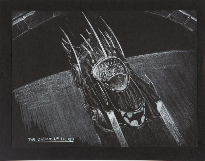 Subastan artes conceptuales originales de la película Batman de 1989