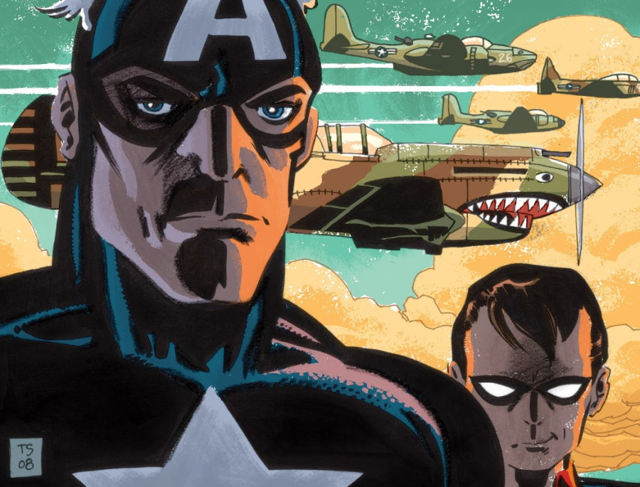 Jeph Loeb y Tim Sale añaden color a Captain America: White