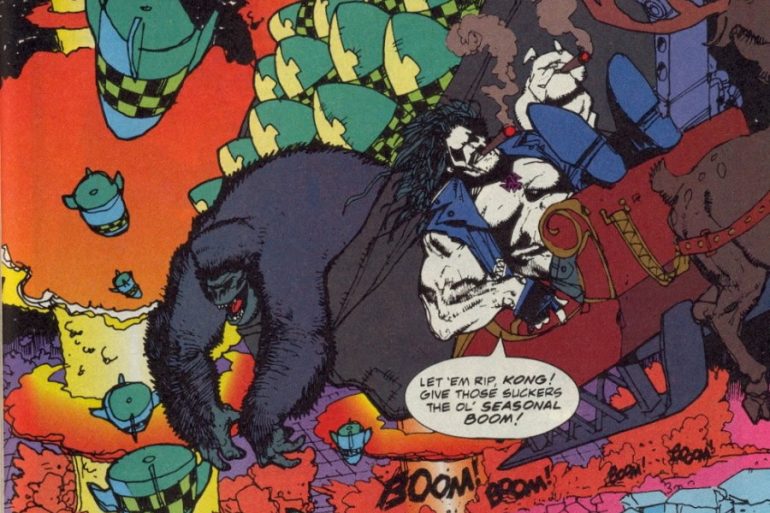 Lobo te desea la más extrema navidad en DC Comics