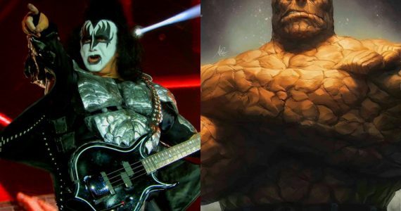 ¿De Kiss a Marvel? Gene Simmons quiso interpretar a The Thing en el cine
