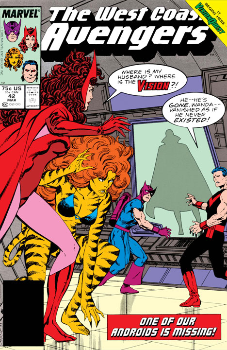 Avengers West Coast: Vision Quest de 1985