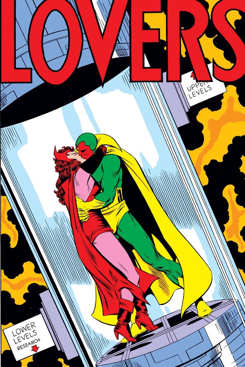 La historia de amor de Scarlet Witch y Vision