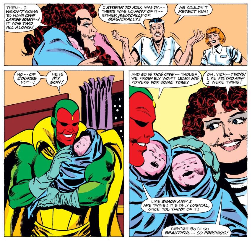 La historia de amor de Scarlet Witch y Vision